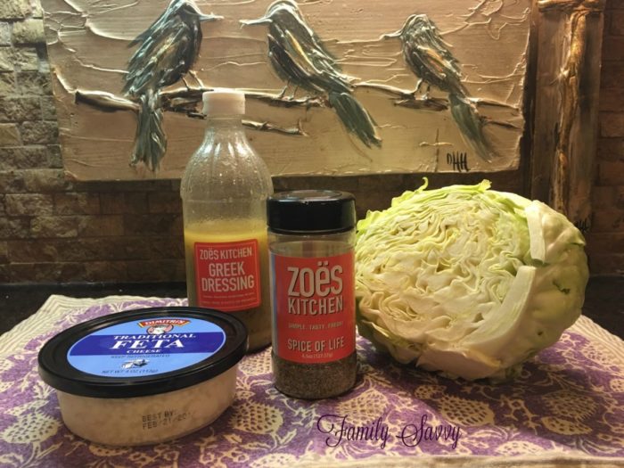 Zoe's Greek Chopped Slaw Family Savvy